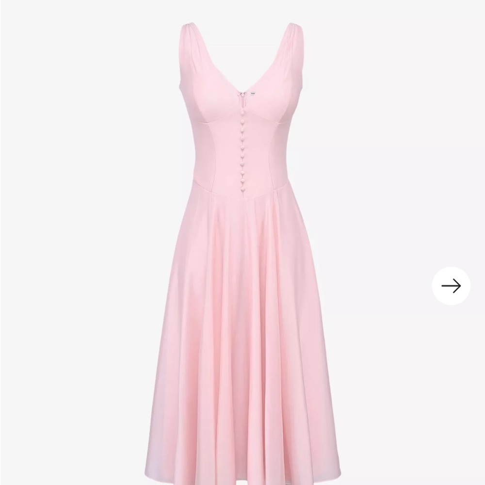 House of CB Blush Samaira Pink Midi Dress
